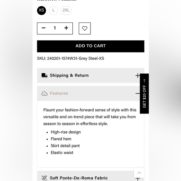 OGL Effortless Skirted Pants - Picture 7 of 9